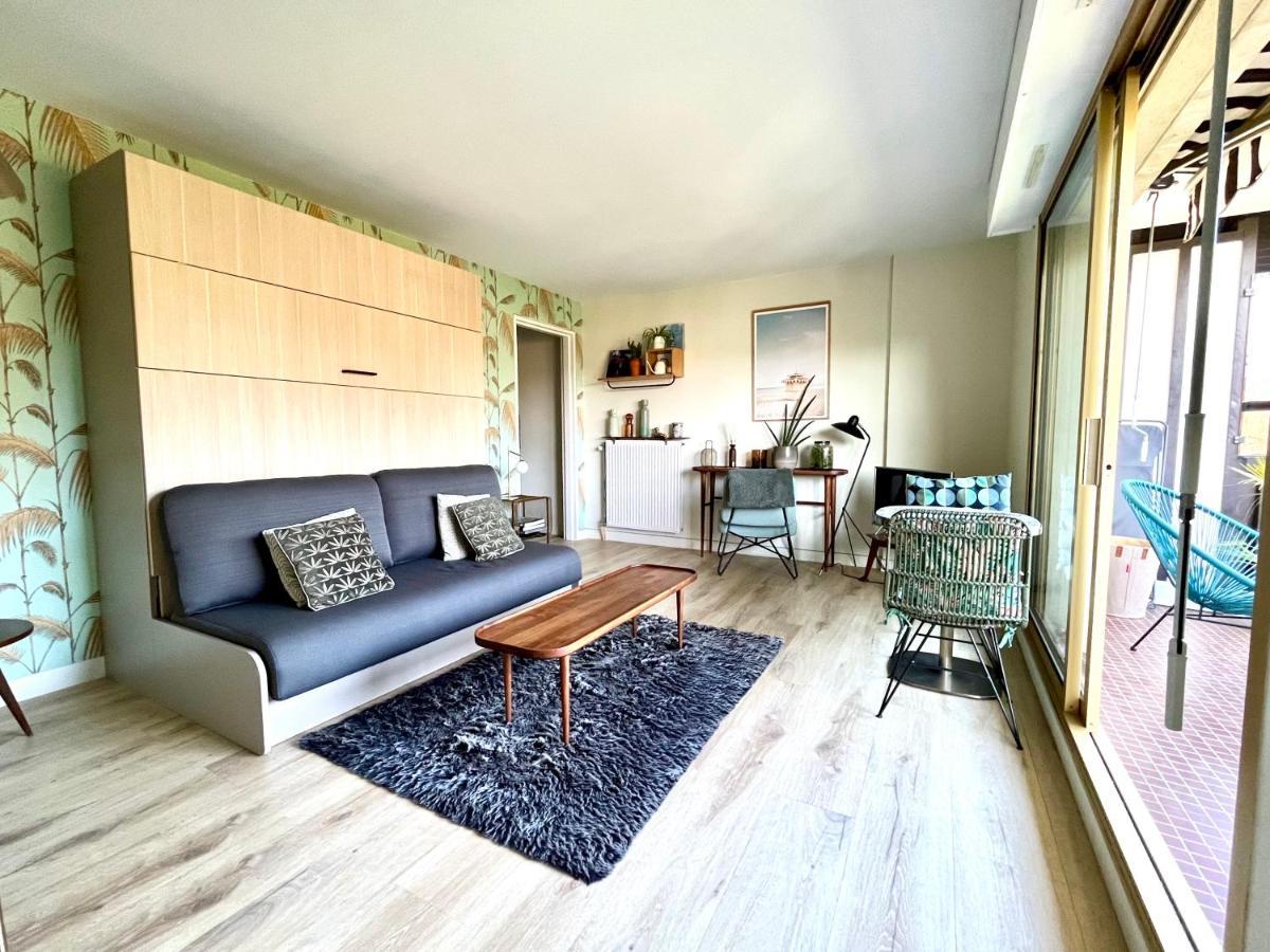 Beau Studio Terrasse Vue Jardin - A 2 Pas De La Mer 도빌 외부 사진