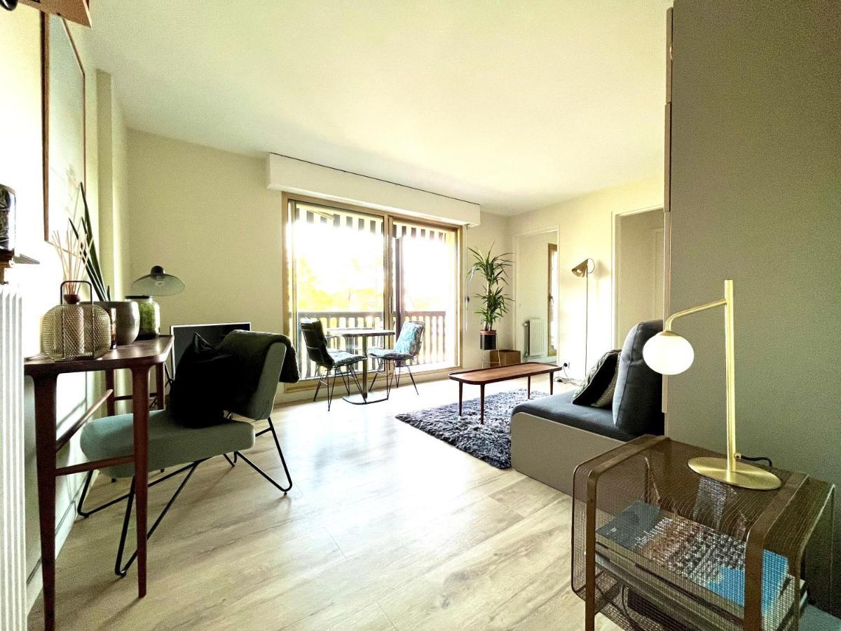 Beau Studio Terrasse Vue Jardin - A 2 Pas De La Mer 도빌 외부 사진